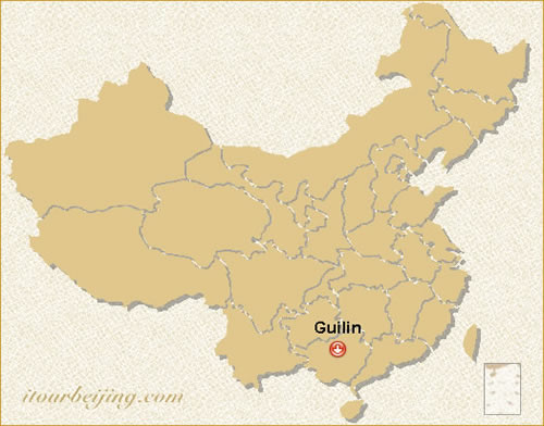 Guilin Location Map
