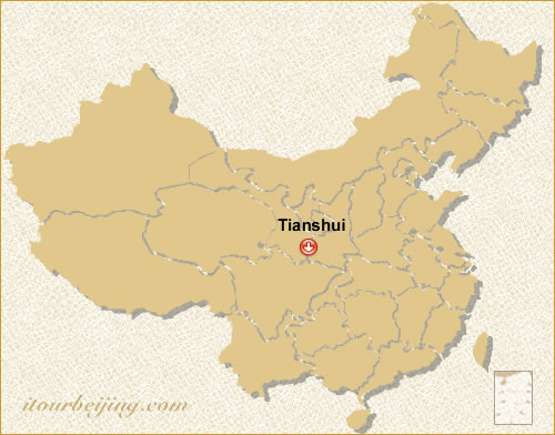Tianshui Map