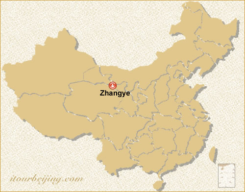 Zhangye Map