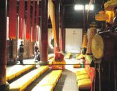 The Photo of the Inside of the Temple