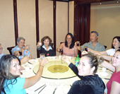 Tourists at Dinner