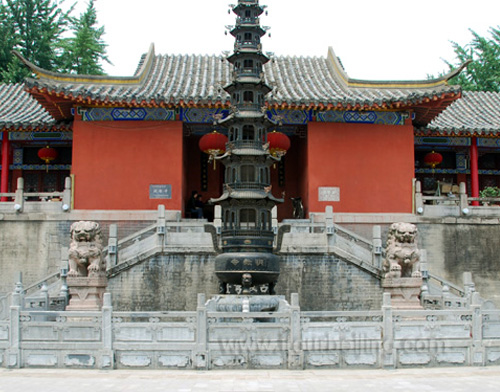 The Photo of Mingjiao Temple in Hefei